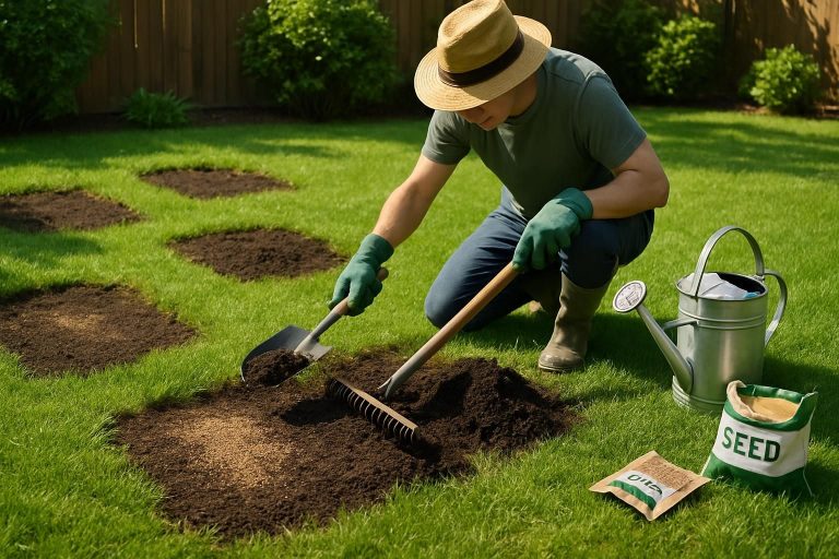 découvrez des méthodes efficaces pour réparer rapidement les zones abîmées de votre pelouse et retrouver un gazon dense et en bonne santé.